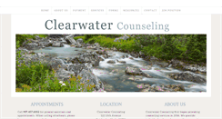 Desktop Screenshot of clearwatercounselingak.org